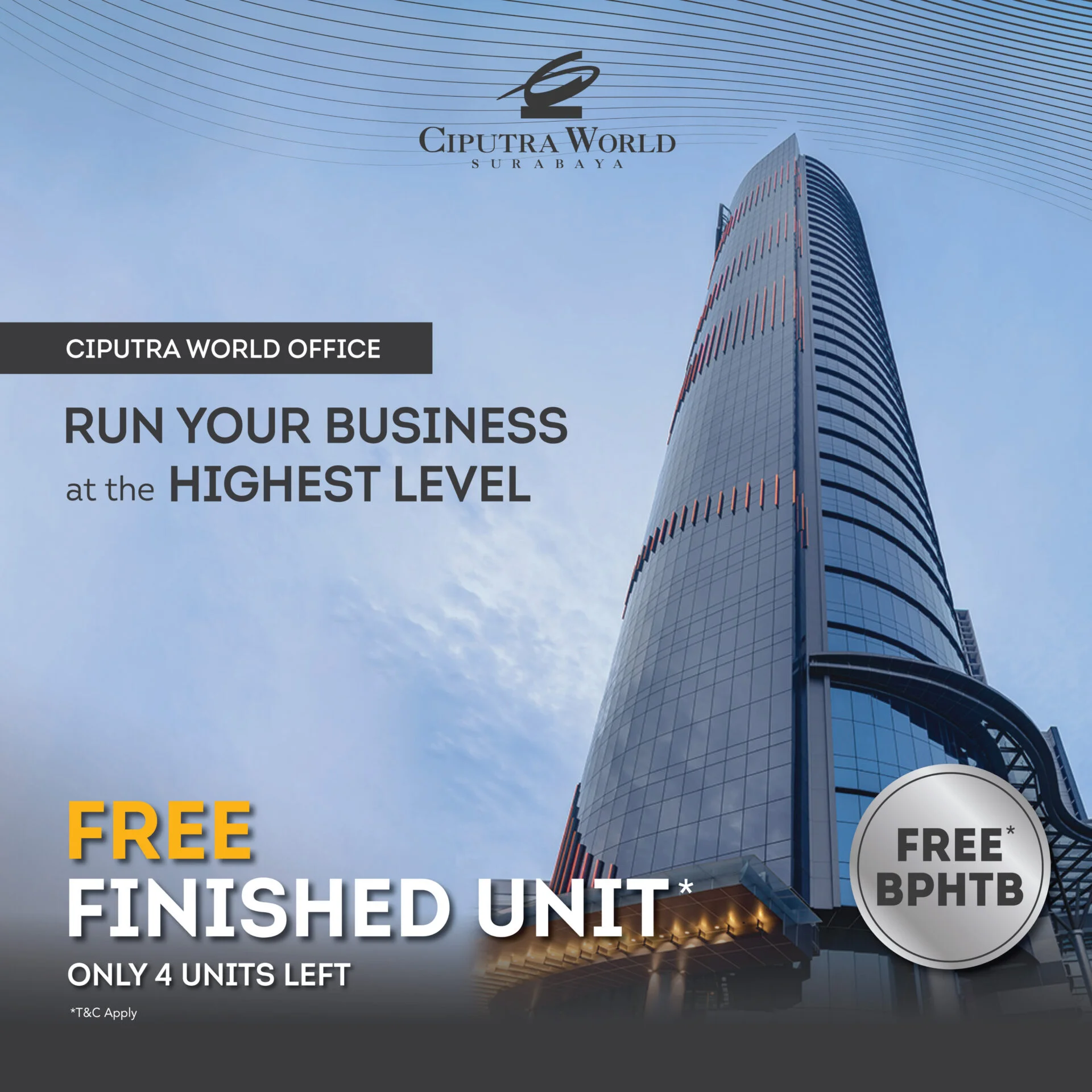CIPUTRA WORLD OFFICE OFFICE SPACE SURABAYA