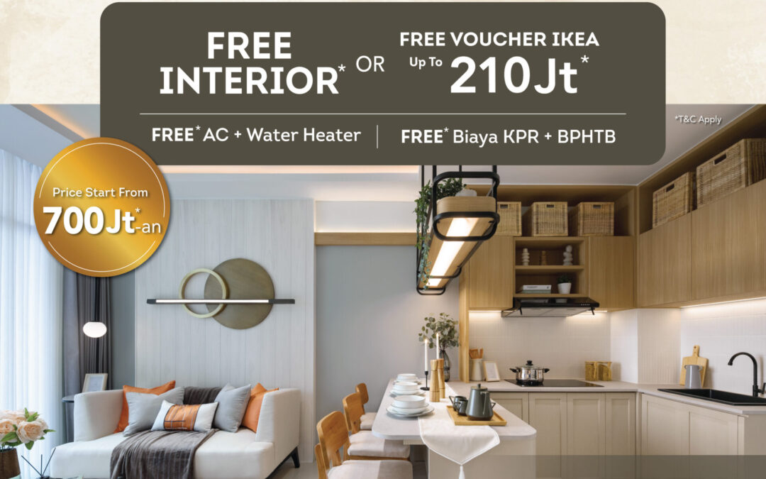 Hunian Simpel dengan Bonus Interior Japandi dan Gift Vouchers IKEA