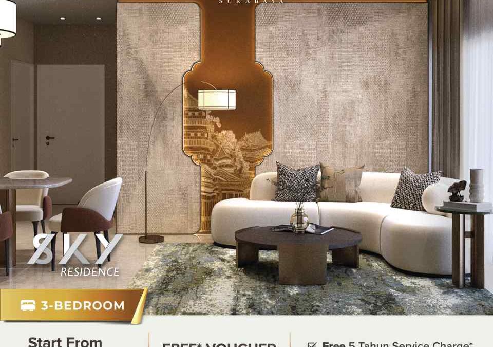 Miliki Sekarang! Apartemen Mewah type SKY Residence di Ciputra World Surabaya!