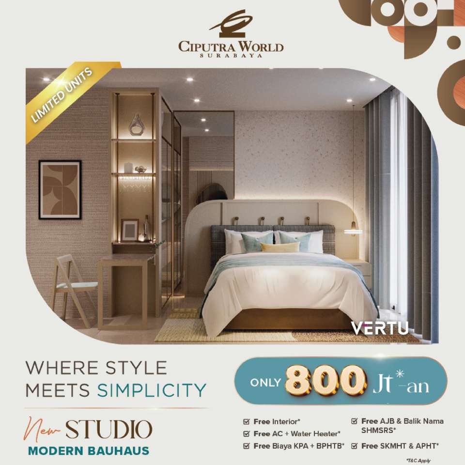 Vertu Studio Ciputra World Surabaya